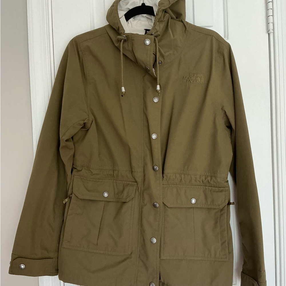 The North Face Olive Utility Hooded Anorak Jacket